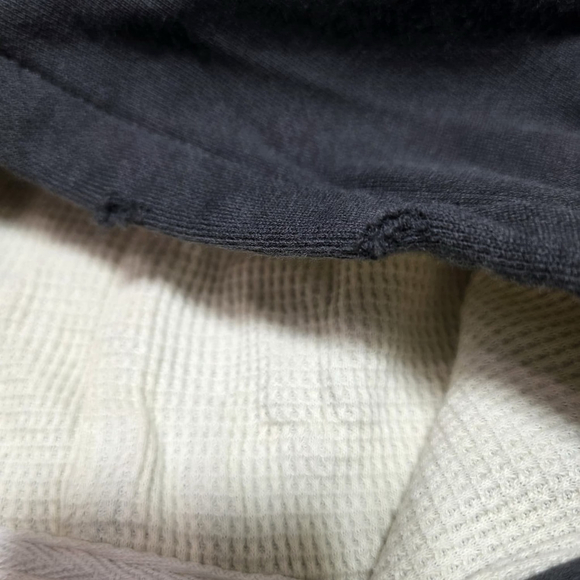 Polo Ralph Lauren XXL Distressed Paint Splatter Zip Hoodie Thermal Lined - Picture 10 of 16